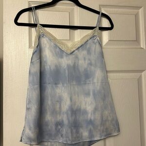 Tie dye Abercrombie satin tank